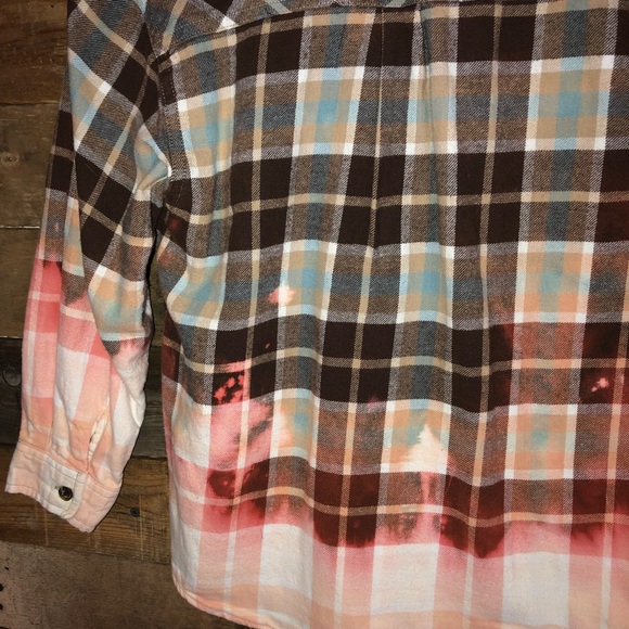 Little kids dip dyed flannel - Picture 5 of 5
